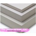 Stack of high-density urethane (HDU) panels with text on a white background